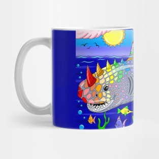 Rainbow Shark Mug